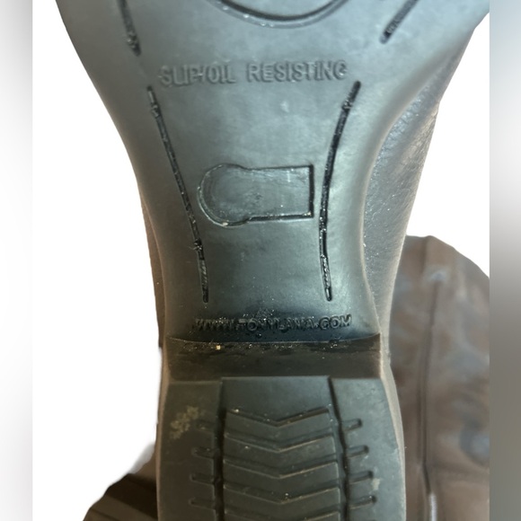 Men's Tony Lama Stallion BB2024L Handcrafted Black Cowboy Boots - Size 8.5B - Picture 6 of 8